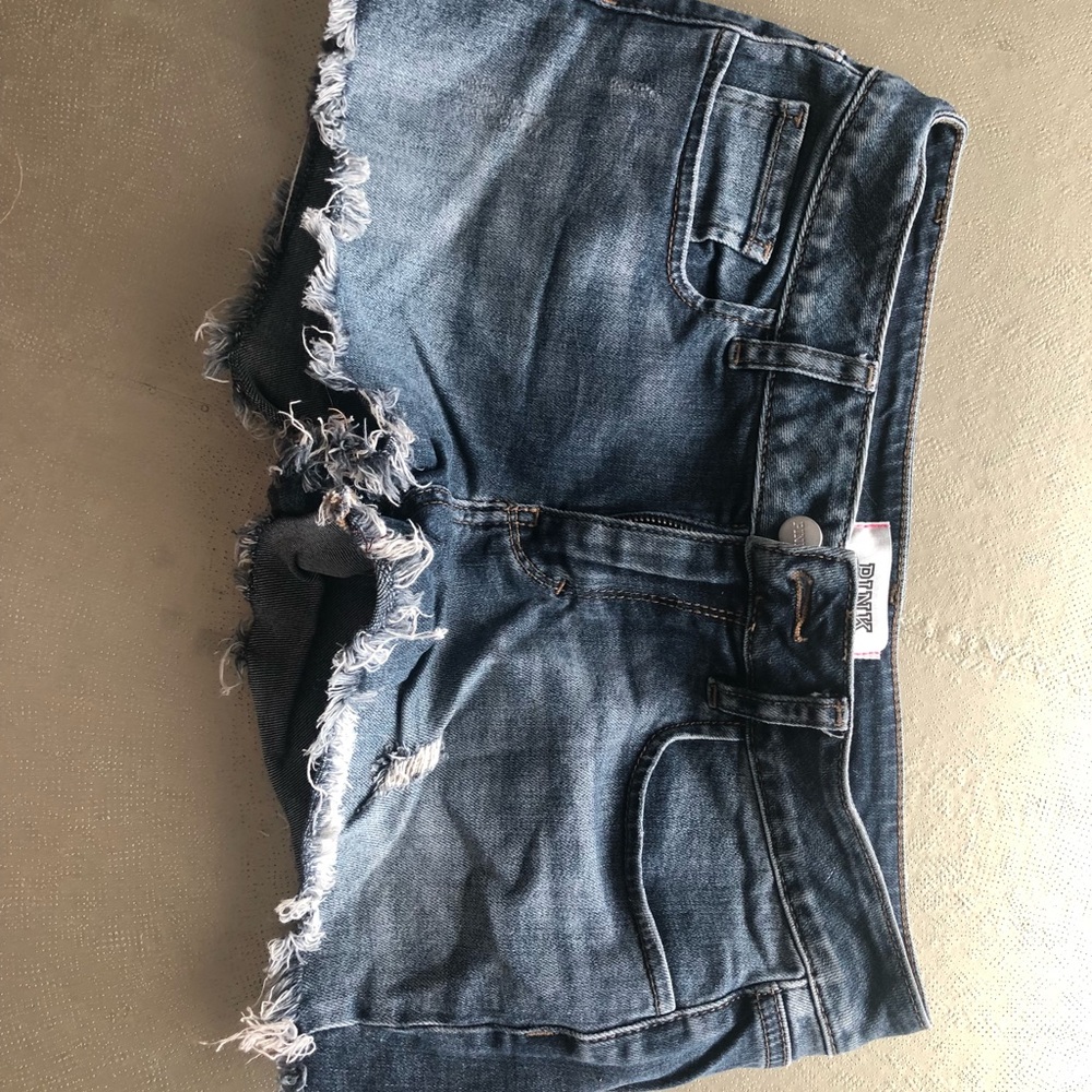 VS Pink cutoffs